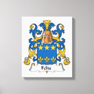 Felix familjvapensköld canvastryck