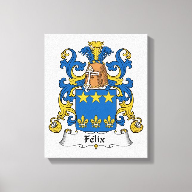 Felix Family Crest Canvastryck (Framsida)