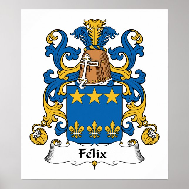 Felix Family Crest Poster (Framsidan)