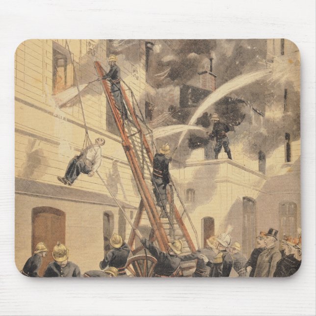 Felix Faure med brandmännen Musmatta (Framsidan)