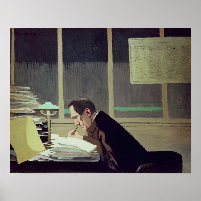 Felix Feneon at 'La Revue Blanche', 1896 Poster (Framsidan)