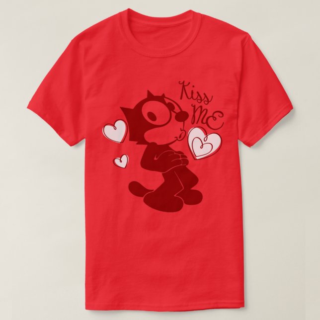 FELIX KisS Me vALENTINE T Shirt (Design framsida)