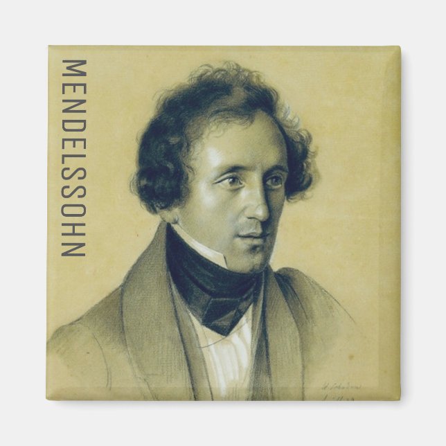 Felix Mendelssohn (1834) Magnet (Framsidan)