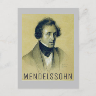 Felix Mendelssohn (1834) Vykort