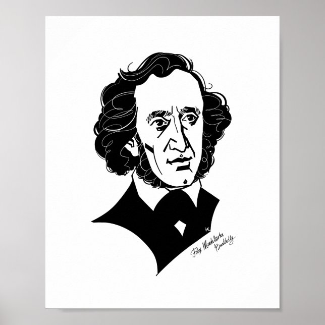Felix Mendelssohn Bartholdy Poster (Framsidan)