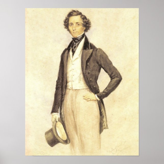 Felix Mendelssohn-Bartholdy Poster (Framsidan)
