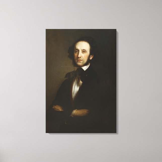 Felix Mendelssohn Canvastryck (Framsida)