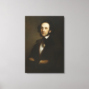 Felix Mendelssohn Canvastryck