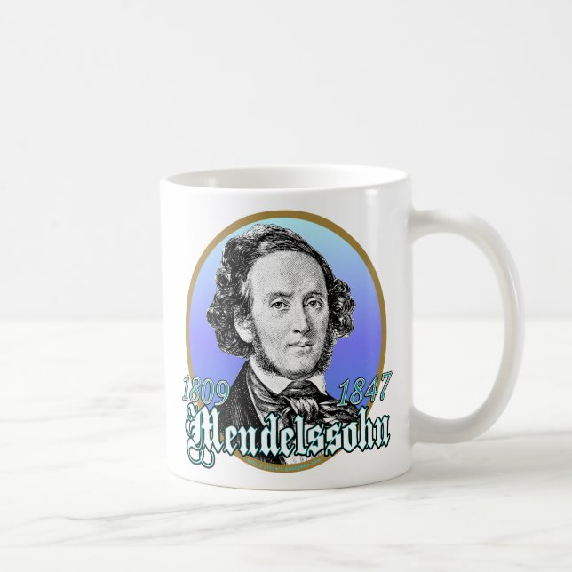 Felix Mendelssohn Kaffemugg (Höger)