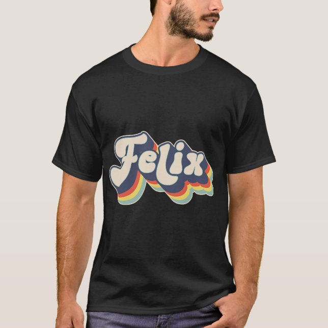 Felix Namn Personlig Surname First Namn Felix T T Shirt (Framsida)