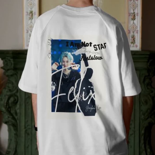 Felix Stray Kids Fläkt T-Shirt Design (Skapare uppladdad)