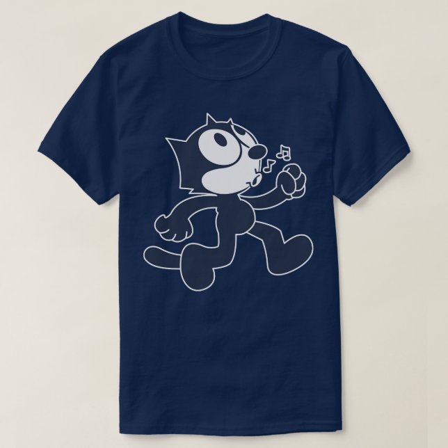 Felix the Cat Clean Transparent T Shirt (Design framsida)