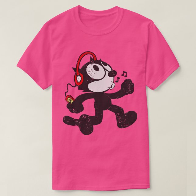 Felix the Cat Jammin T Shirt (Design framsida)