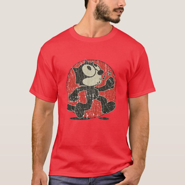 Felix The Cat Keep Walking T Shirt (Framsida)