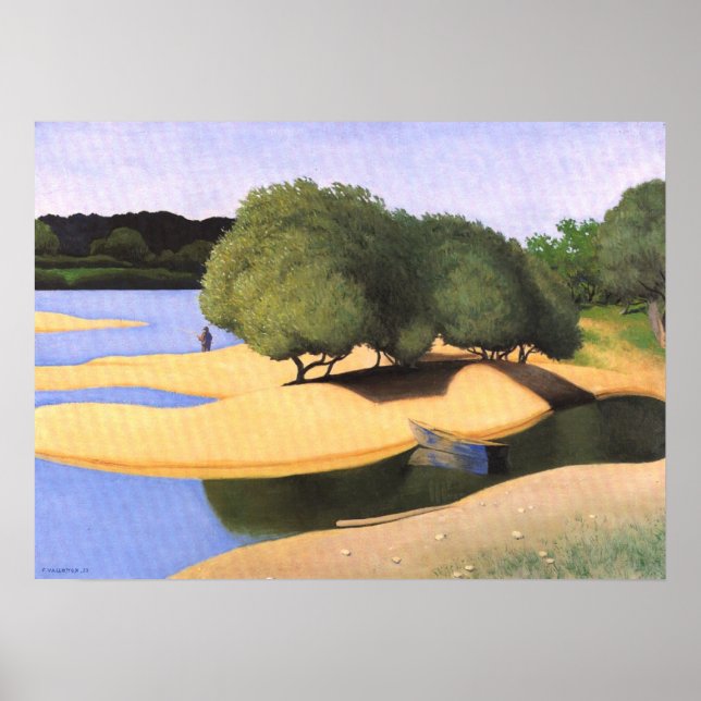 Félix Valloton - Sands kant i Loire Poster (Framsidan)