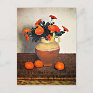 Felix Vallotton art, Marigolds och Tangerines Vykort