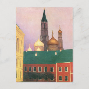 Felix Vallotton - beskåda av Kremlinen i Moscow Vykort