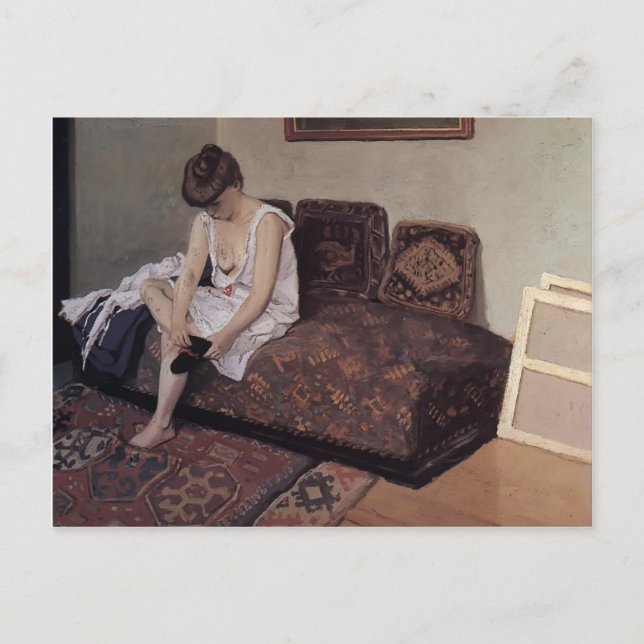 Felix Vallotton - Black Stocking Vykort (Framsida)