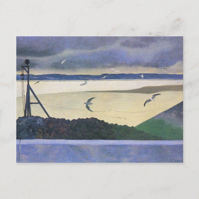 Felix Vallotton - Måsar Vykort (Framsida)
