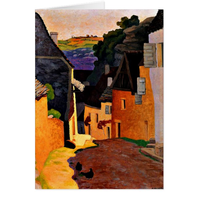 Felix Vallotton - Rocamadour Ligcape OBS Kort (Framsidan)