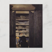 Felix Vallotton - Woman Searching through Cupboard