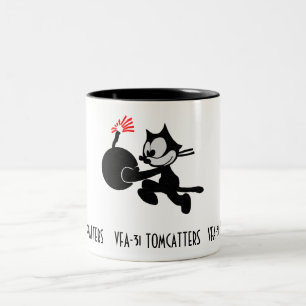 FELIX VFA-31 TOMCATTERS, F-18 Två-Tonad MUGG