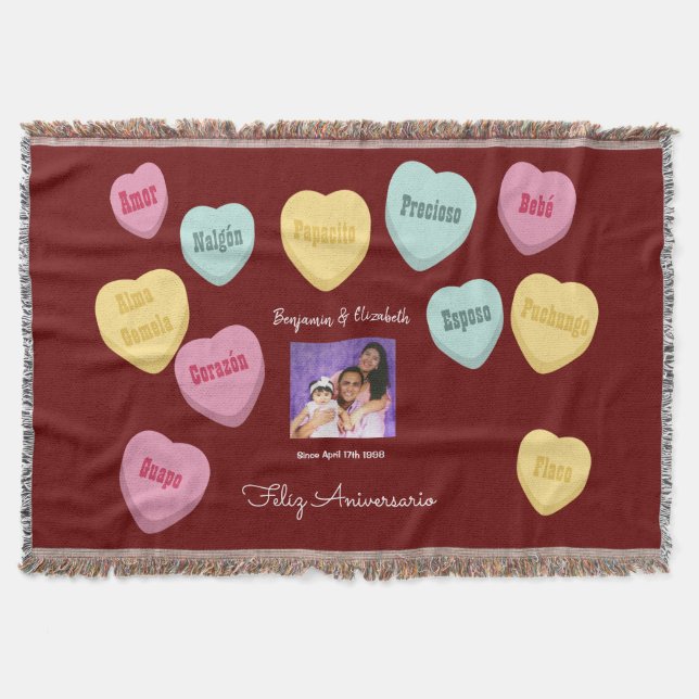 Felíz Aniversario Red Te Amo Papacito Anpassade Filt (Framsidan)