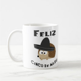 Feliz Cinco De Mayo Hedgehog Kaffemugg