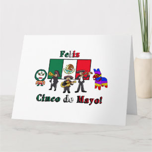 Feliz Cinco de Mayo! Illustration av helgdag Teckn Kort