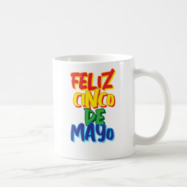 Feliz Cinco de Mayo kaffe mugg (Höger)