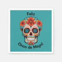 Feliz Cinco de Mayo! Socker Skull