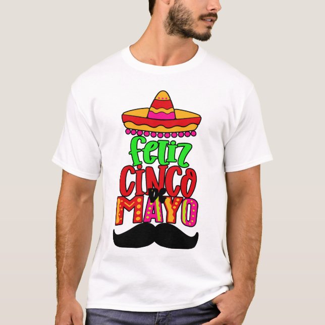 FELIZ CINCO DE MAYO T SHIRT (Framsida)