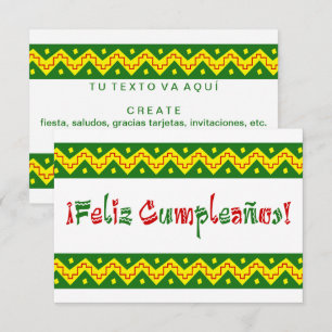 feliz cumpleanos arriba inbjudningar
