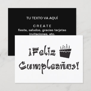 feliz cumpleanos arriba inbjudningar