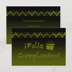feliz cumpleanos arriba inbjudningar