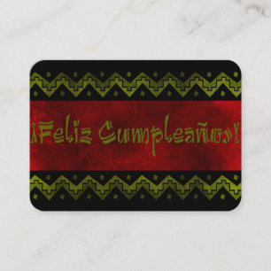 feliz cumpleanos arriba visitkort