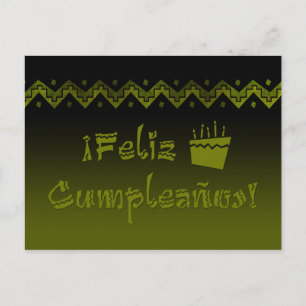feliz cumpleanos arriba vykort