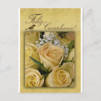 Feliz Cumpleanos Birthday Card Vykort