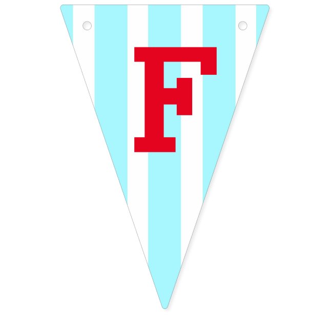 Feliz Cumpleaños - flagga för blåttrandbunting (Första flaggan)