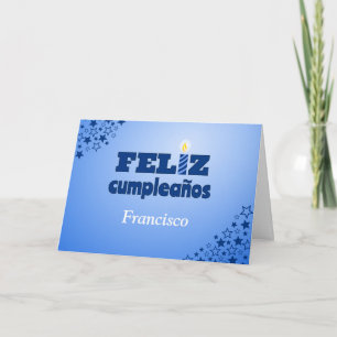Feliz cumpleaños fyller personligen kort