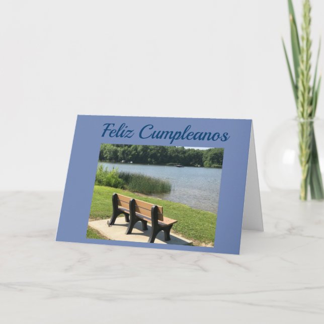 **FELIZ CUMPLEANOS**-GRATTIS PÅ FÖDELSEDAGEN SPANI KORT (Framsida)