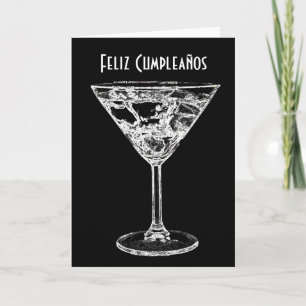 Feliz Cumpleaños / Grattis på födelsedagen Spanska Kort