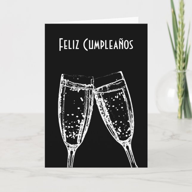 Feliz Cumpleaños/grattis på Kort (Framsida)