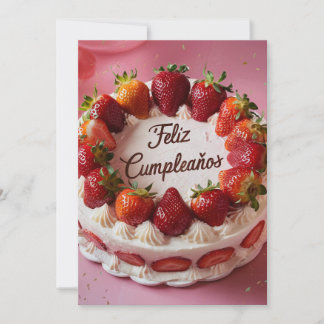 Feliz Cumpleaños Inbjudningar