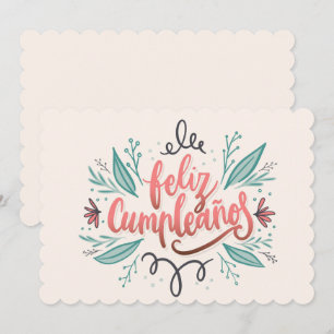 Feliz Cumpleanos Julkort
