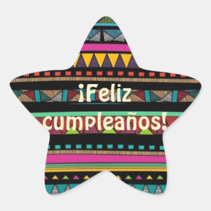 Feliz Cumpleanos klistermärke