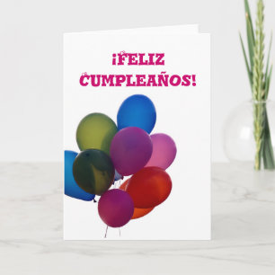 Feliz Cumpleanos kort