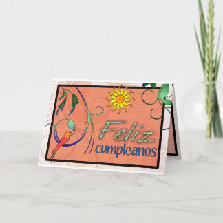 Feliz Cumpleanos Kort