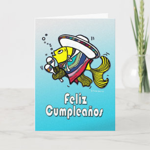 FELIZ CUMPLEAÑOS mexican fish speth Kort