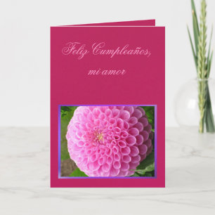 Feliz Cumpleaños, mi kärlek - Dalia Rosa Kort